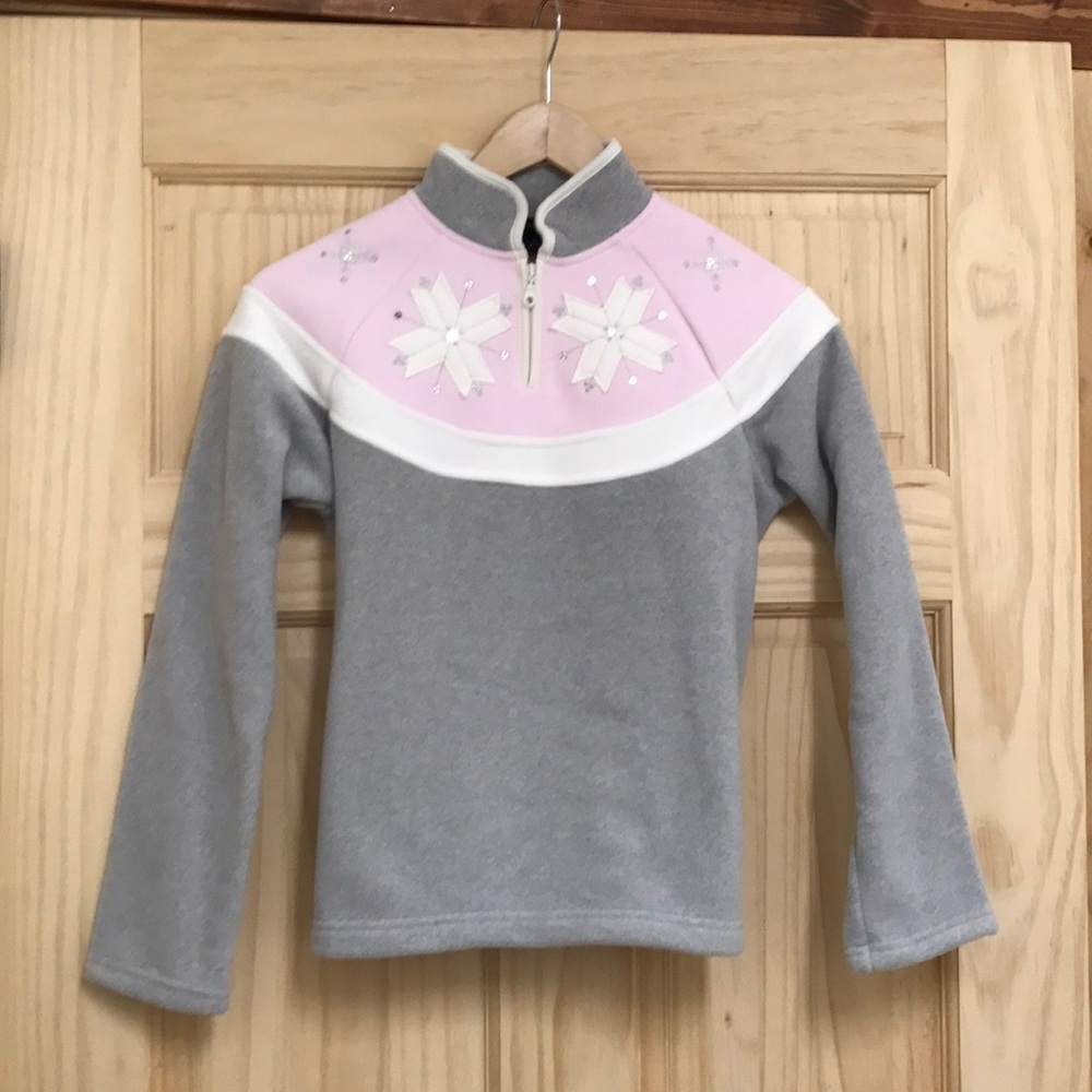 Girl's 3/4 zip fleece from Land's End